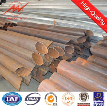 Outside 220kv Venezuela Round 17m Steel Pole Price Types